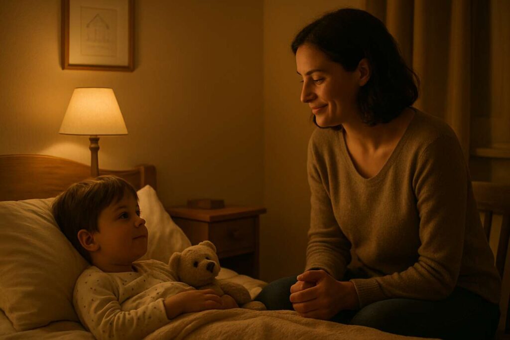 Therapeuten verraten: Die eine Frage, die Kinder abends wirklich brauchen